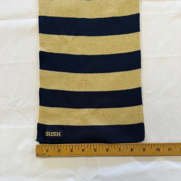 Adidas Notre Dame Navy & Gold Scarf - Picture 6 of 6